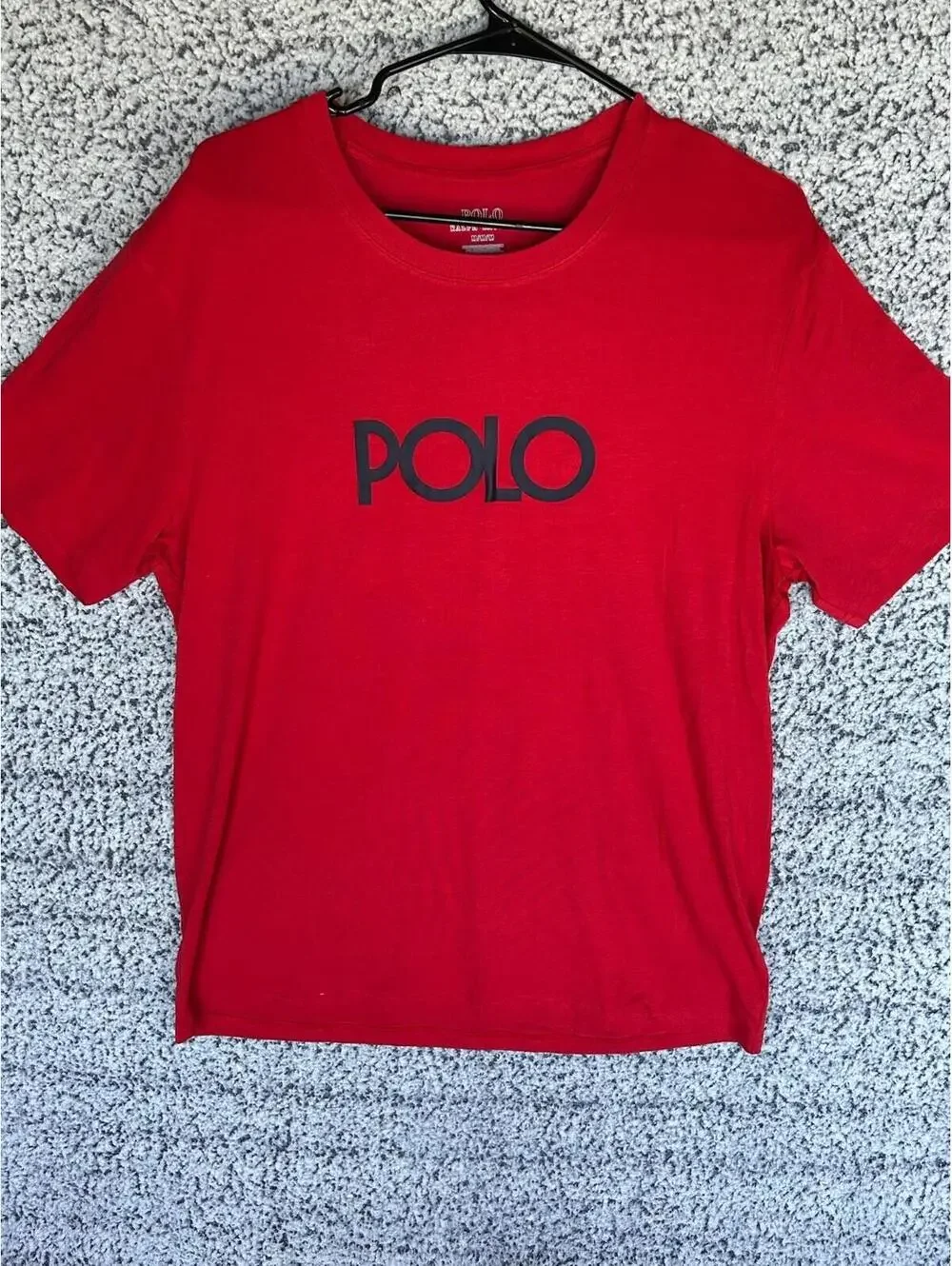 NWOT Polo Ralph Lauren RED LOGO KNIT COTTON Pajama Set Men's Medium